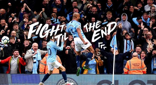 曼城狂胜，卫冕希望一步之遥